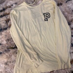 PINK Victoria's Secret Light Yellow Top